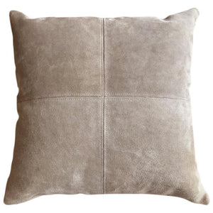 Natural Suede Pillow 20" X 20" Camel